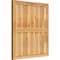Ekena Millwork Framed Board-n-Batten Shutters, Rough Sawn Western Red Cedar, 32 1/4W x 35H, PR RBF06S32X035RWR - alternate 2
